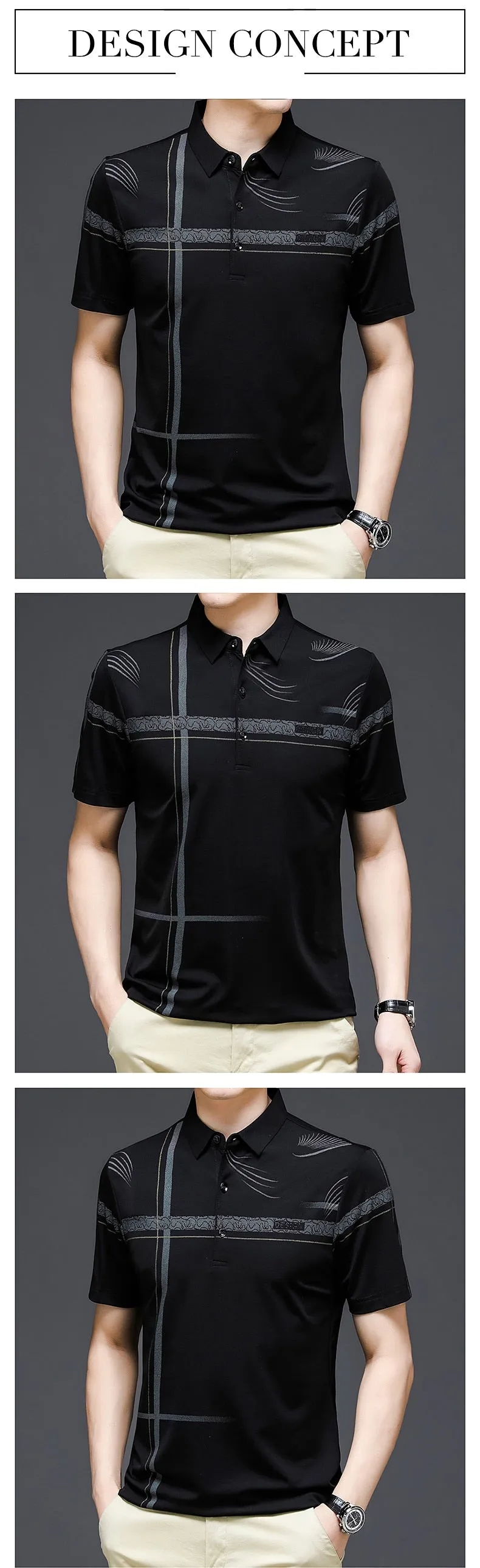 Business Casual Short Sleeve T-shirt